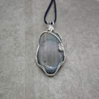 Statement Pendant with Labradorite thumbnail