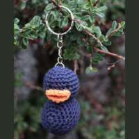 Deep Blue Duck Key Ring thumbnail