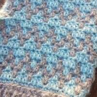 Grey and Light Blue Mittens thumbnail