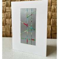 Silver Window Collage Card thumbnail