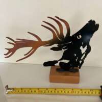 Metal Stag Sculpture thumbnail
