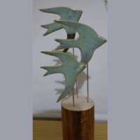 Ceramic Swifts Sculpture thumbnail