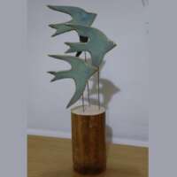 Ceramic Swifts Sculpture thumbnail