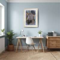 A1 Raspberry and Willow Eco Print thumbnail