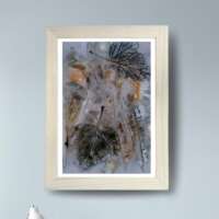 A1 Raspberry and Willow Eco Print thumbnail