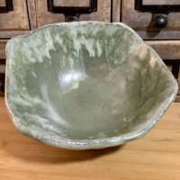 Green Textured Stone Bowl thumbnail