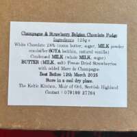 Champagne and Strawberry Belgian Chocolate Fudge thumbnail