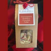 Champagne and Strawberry Belgian Chocolate Fudge thumbnail