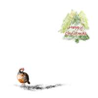 Pack of 5 Square Christmas Cards 2 thumbnail