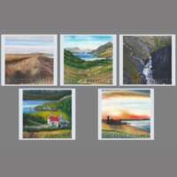 Pack of 5 Square Landscapes of Scotland Cards thumbnail