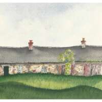 Old Barns at Caputh Painting thumbnail