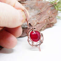 Elven Style Dichroic Glass Necklace thumbnail