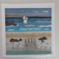 Pathway to the Shore Cushion Cover thumbnail