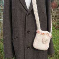 Peach Parfait Crocheted Handbag thumbnail