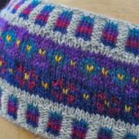 Silver Peerie Headband thumbnail