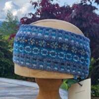 Twilight Blue Peerie Headband thumbnail