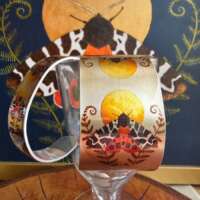 Rose Gold Garden Tiger Moth Cuff Bracelet thumbnail