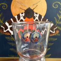 Reversible Garden Tiger Moth Disc Earrings thumbnail