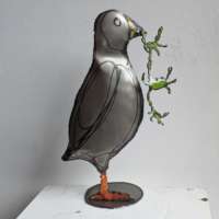 Puffin with Crabs Candleholder thumbnail