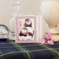 Have a Perfect Day Puffins Greeting Card thumbnail