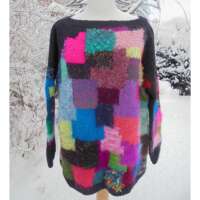 Hand-Knitted Bright and Beautiful Jumper thumbnail