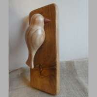 Wall Hanging Ash Wood Bird thumbnail