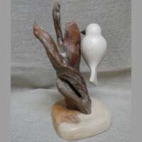 Sycamore Wood Bird Sculpture thumbnail