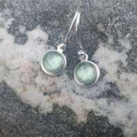 Sea Green Sparkle Earrings thumbnail