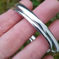 Sterling Silver Triangle Bangle thumbnail