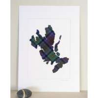 Tartan Skye Mounted Picture thumbnail