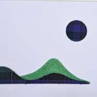 Tartan Landscape Mounted Picture (small) thumbnail