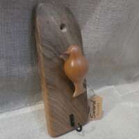 Walnut Key Hanger with Cherry Bird thumbnail