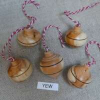 Yew Wood Bauble thumbnail