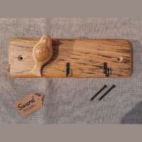Spalted Oak Key Hanger with Oak Bird thumbnail