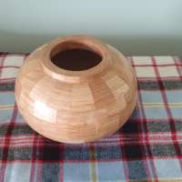 Segmented Vase in Oak thumbnail