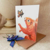 'Wonder-ful Squirrel' Greeting Card thumbnail