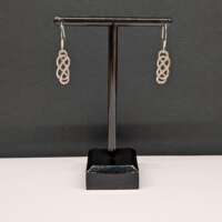 Sterling Silver Celtic Knot Drop Earrings thumbnail