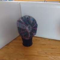 Checked Tweed Beanie Style Hat thumbnail