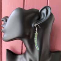 Abalone Shell Dangle Earrings thumbnail