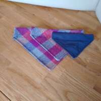 Pink and Purple Tweed Dog Bandana thumbnail