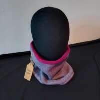 Purple Herringbone Tweed Cowl thumbnail