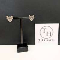 Highland Cow Silver Stud Earrings thumbnail