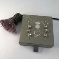 Sterling Silver Concave Disc Earrings thumbnail