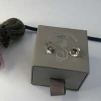 Sterling Silver Concave Disc Stud Earrings thumbnail