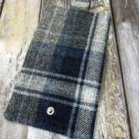 Shetland Stormy Seas Wool Tweed Bi-Fold Wallet thumbnail