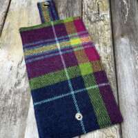 Shetland Winters Night Wool Tweed Bi-Fold Wallet thumbnail
