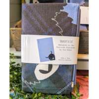 Blue Henrietta Coo Tea Towel thumbnail