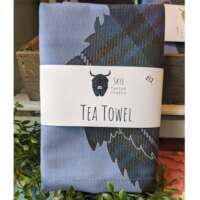 Blue Henrietta Coo Tea Towel thumbnail