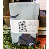 Green Henrietta Coo Tea Towel thumbnail