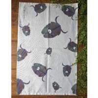 Green Henrietta Coo Tea Towel thumbnail